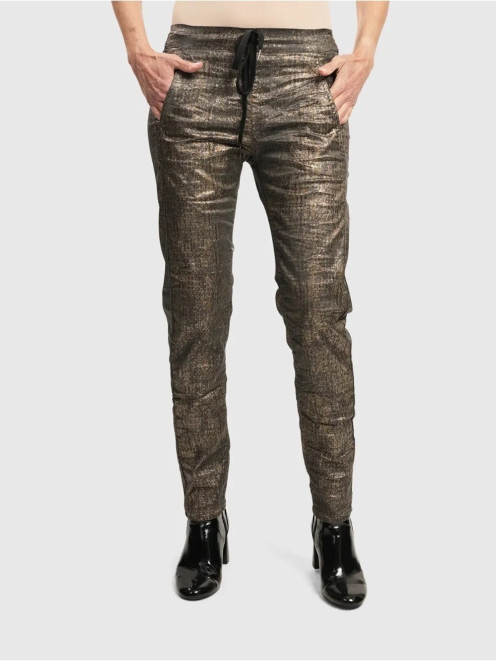 Alembika Iconic Stretch Jeans Desires Bronze Size 2 US 8-10